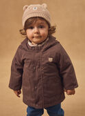 Parka 2 en 1 marron ou beige imprimé ours à manches longues Bébé Garçon NINATHAN / 25H1BGE1PAR816