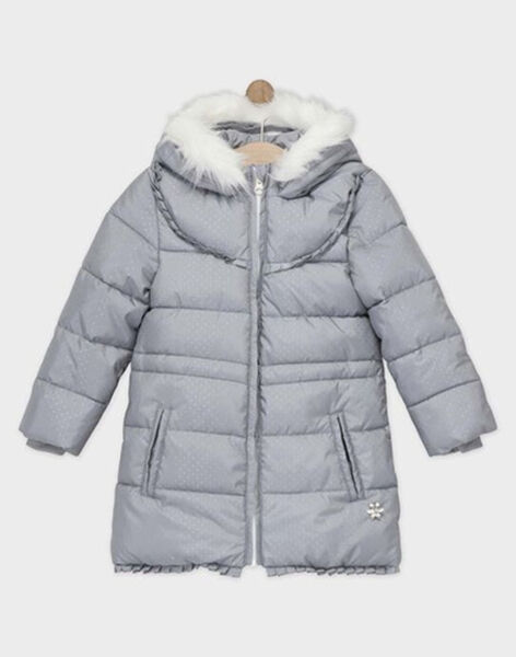 Doudoune Chaude Grise Fille Manteau Parka Et Veste Enfant Sergentmajor