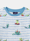 Tee Shirt Manches Courtes Blanc KLADAMAGE / 24E3PGN1TMC000