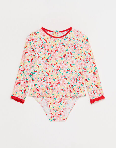 Body Anti Uv Petite Fille Les Jours Fleuris Enfant Sergentmajor