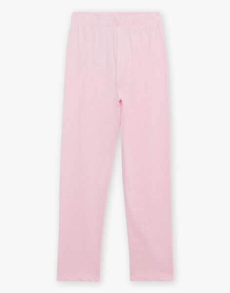 Pyjama deux pièces rose pâle en coton avec cape tête de koala FLOPOETTE 2 / 23E5PF42PYT030