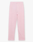 Pyjama deux pièces rose pâle en coton avec cape tête de koala FLOPOETTE 2 / 23E5PF42PYT030