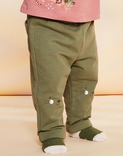 Pantalon molleton kaki avec animaux : achat en ligne - Pantalon & Jean | SergentMajor