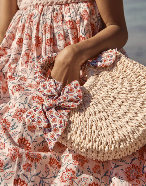 Sac besace écru en paille FLUBAGETTE / 23E4PFQ1BES002