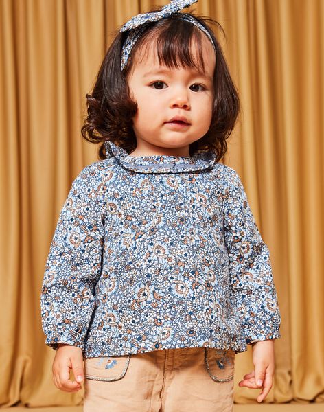 Chemisier à imprimé fleuri en twill DARINA / 22H1BFY1CHEC206