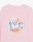 Pyjama deux pièces rose pâle en coton avec cape tête de koala FLOPOETTE 2 / 23E5PF42PYT030