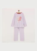 Pyjama mauve RIVAVETTE 2 / 19E5PF52PYT328