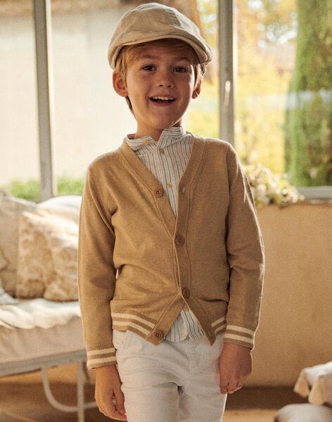 Gilet beige FRECOTAGE / 23E3PGI1GIL806