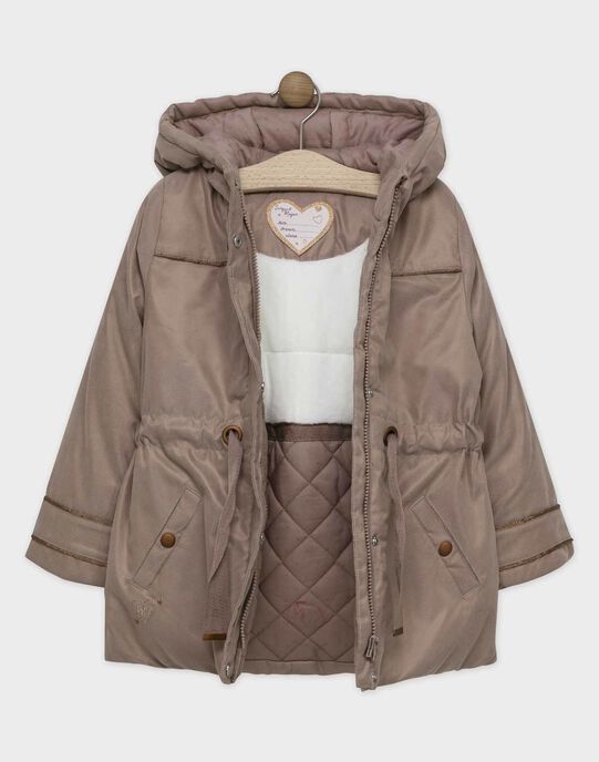 Parka chaude beige fille : Enfant (2-11 ans) enfant ...