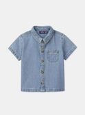 Chemise manches courtes denim MAMAX / 25E1BGK1CHMP272