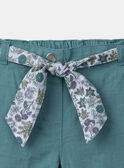 Short coton lin ceinture MLESORETTE / 25E2PFO1SHOC242