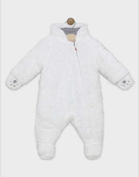 Pilote Bebe Garcon Ecru En Fourrure Synthetique