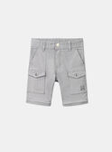 Pantalon gris cargo KOZIPAGE / 24E3PGD1PAN218