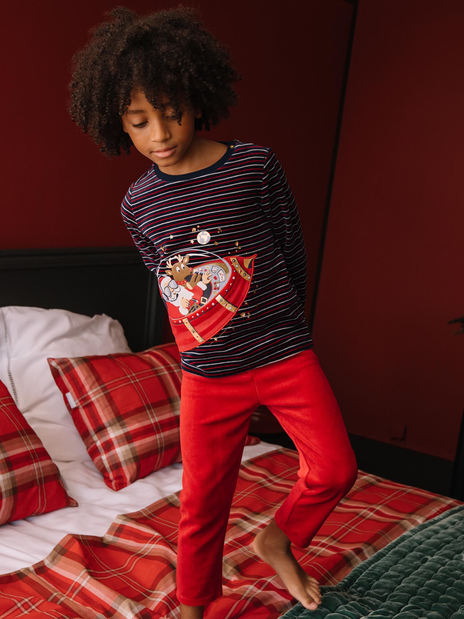 Sergent major top pyjama de noel