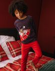 Pyjama de Noël en velours thème Père Noël DODIRAGE / 22H5PG73PYJC205