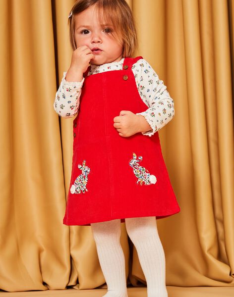 Robe chasuble rouge DAESTER / 22H1BFE1CHS050