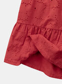 Robe Bain de Soleil Rouge KLAFETTE / 24E2PFN1RBSF503