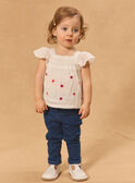 Blouse à smock brodée MALUCILE / 25E1BFJ1CHE001