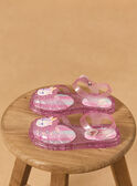 Sandales rose foncé paillettes MRUMETTE / 25N10PF61D34961
