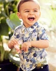 Chemise à imprimé savane coloré bébé garçon CAROMEO / 22E1BGK1CHM703