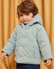 Manteau à capuche Vert-Gris DIOCTAVE / 22H1BGM1VES631