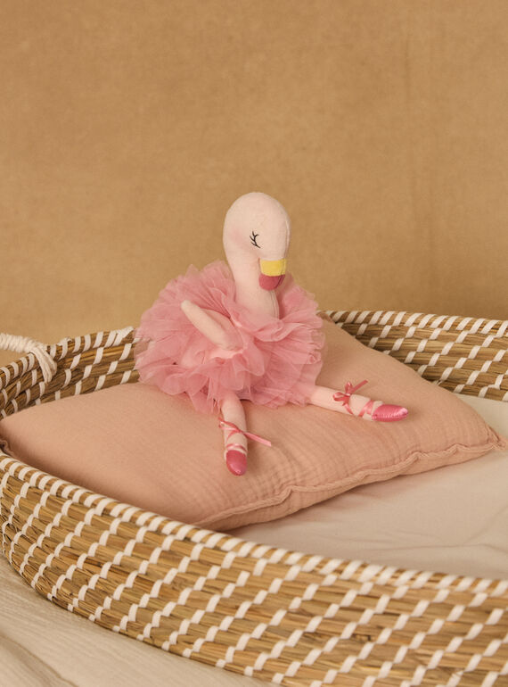Doudou de naissance flamant rose MORELIA / 25E0AF11JOU321