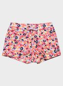 Short rose à motifs RUVASETTE / 19E4PFN1SDB001