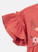 Tee Shirt Manches Courtes Rouge KIWIETTE / 24E2PFC2TMC410