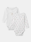 Lot de 2 bodies  MONET / 25E0NM12BOD000