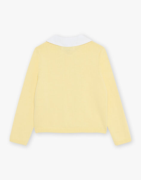 Cardigan jaune en coton FRITETTE 2 / 23E2PFJ3CAR010