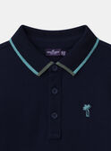 Polo Bleu marine MMIBASAGE / 25E3PGT4POL070