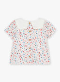 Blouse écru fleuri FALALOU / 23E1BFC1CHE001