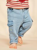 Jean en denim style cargo FACEAN / 23E1BGB1JEAP269
