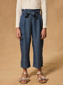 Pantalon wide leg ceinture MIXPOETTE 1 / 25E2PF51PANP274