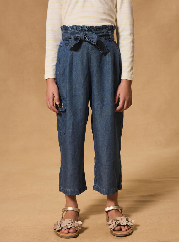 Pantalon wide leg ceinture MIXPOETTE 1 / 25E2PF51PANP274