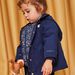 Manteau à capuche 2 en 1 bleu marine