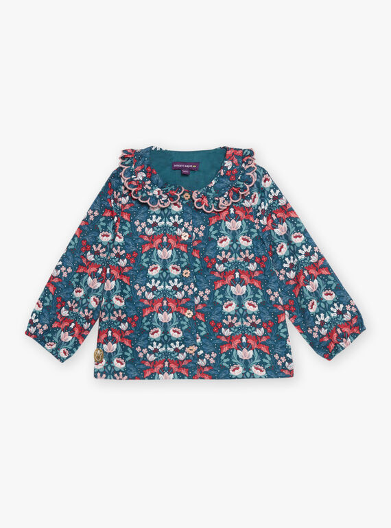 Chemisier en twill à imprimé fleur DATAHINA / 22H1BFZ1CHEG633