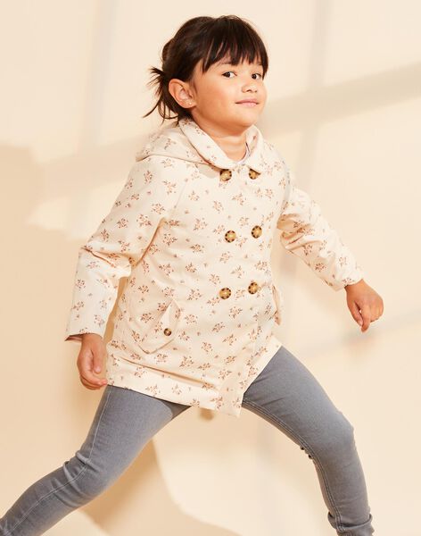 Parka beige 3 en 1 à fleurs FRATERETTE / 23E2PF51PAR808