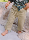 Pantalon beige en twill GACERISE / 23H1BF81PAN626