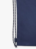 Sac à dos bleu et blanc à rayures FRYSACAGE / 23E4PGL1BES070