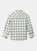 Chemise à carreaux et manches longues Garçon NITANAGE / 25H3PGL1CHM005