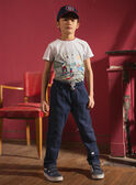 Pantalon Confortable Bleu marine MOBOAGE / 25E3PGJ1CFP070