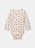 Body côtelé imprimé fleuri LAPHILIPA / 24H1BFR2BOD001