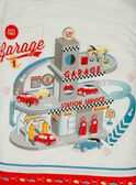 Parure de lit écrue motif voiture  TIPARURVOI / 20EZEN73PLC000