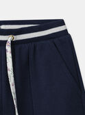 Jogging bleu foncé Fille NAEJOETTE / 25H2PF31JGB070