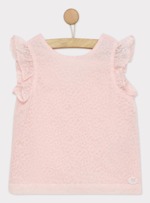 Chemisier rose RUMAZIETTE / 19E2PFF2CHE301