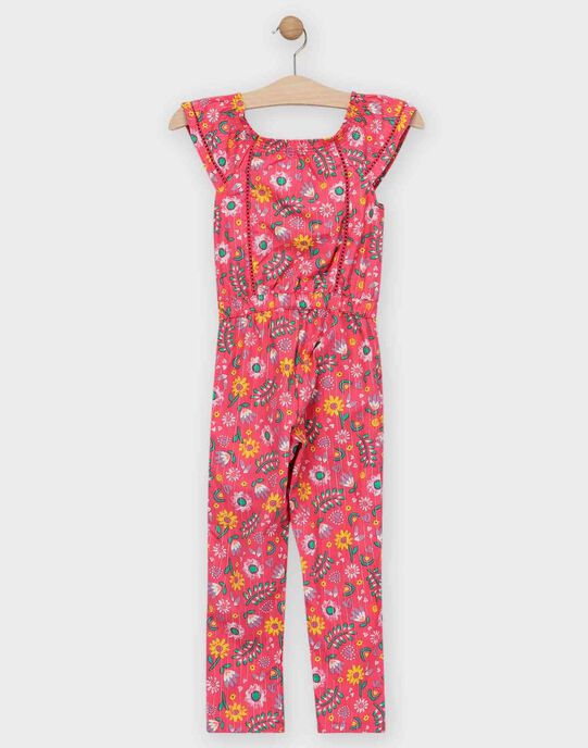 Combinaison pantalon fleurie fille : Ensemble et ...