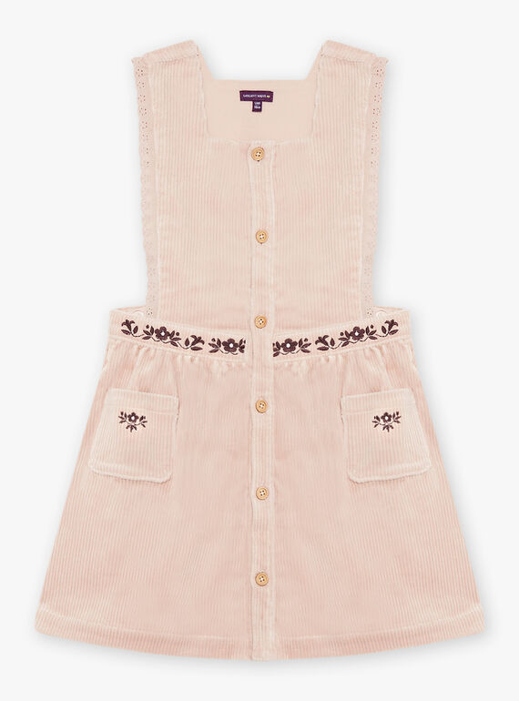 Robe tablier en velours DULCINETTE / 22H2PFR1CHS801