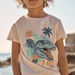 T-shirt à motif dinosaure