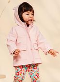 Imperméable rose ciré à capuche 3 en 1 FIMARION / 23E1BF51IMP318